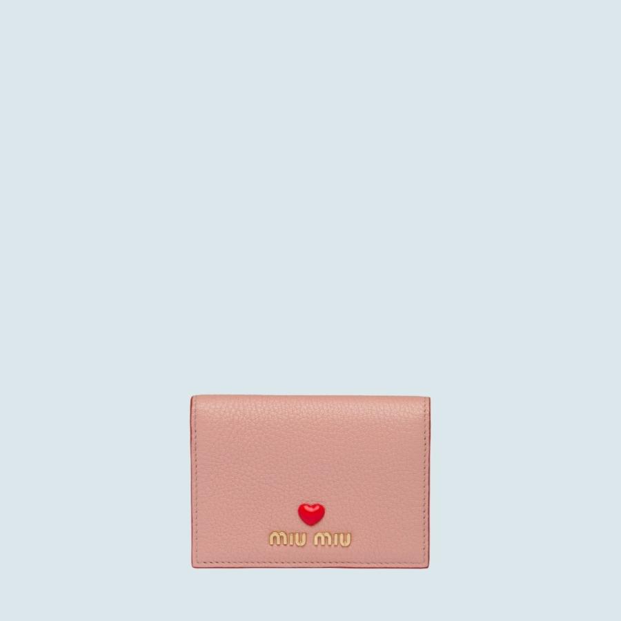 ミュウミュウ Miu Miu カードケース 名刺入れ パスケース ピンク ゴールド ハート マドラス レザー 5mc9452bc3f0615miumiu5mc9452bc3f0615 ブランドショップrarelist 通販 Yahoo ショッピング
