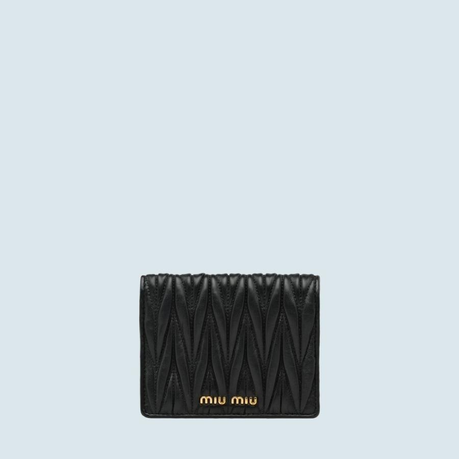 楽天ランキング1位 ミュウミュウ Miu Miu 財布 小財布 二つ折り ２つ折り ブラック ゴールド ギャザー レザー 5mv4nf0002miumiu5mv4nf0002 ブランドショップrarelist 通販 Yahoo ショッピング 好評 Alrayan University Edu Ye