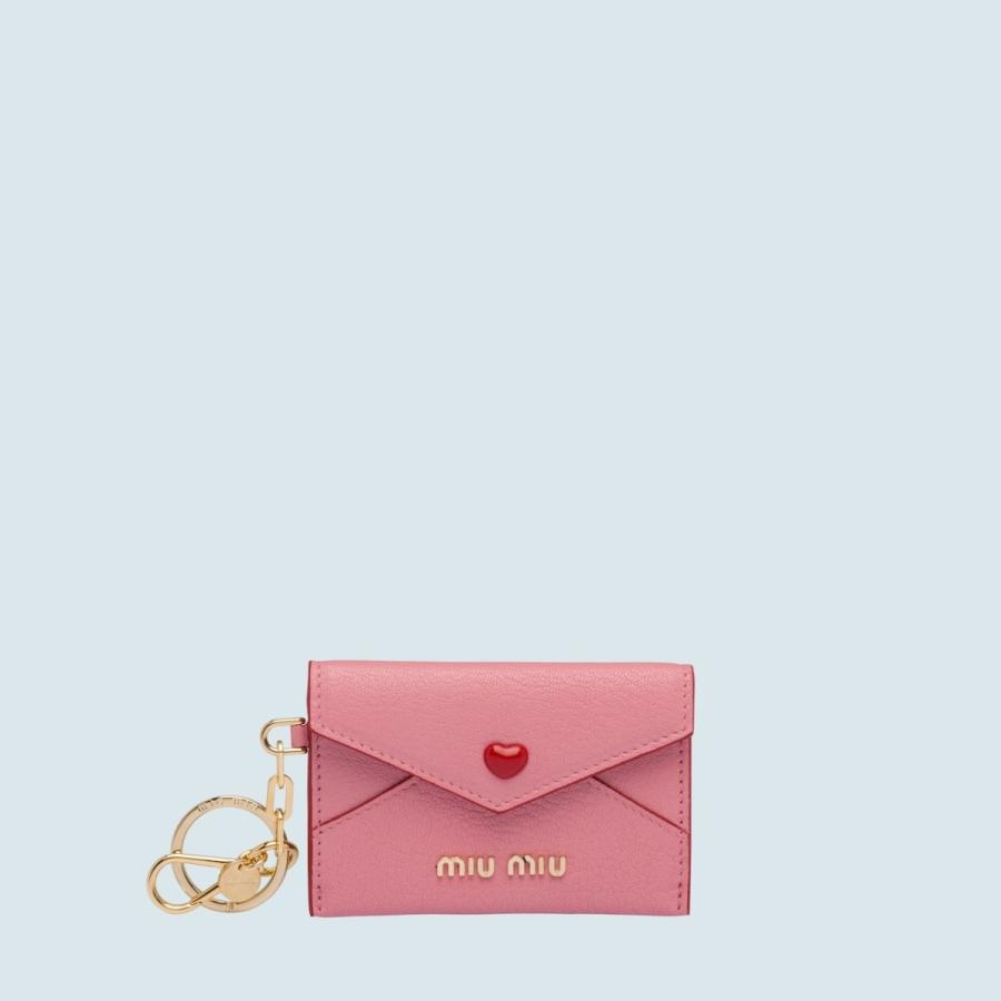 ハッピーな週末くん のミュウミュウ Miu ゴールド ゴートレザー ファッション ゴールド キーケース 新作 ハート Miu 5tl3462bc3f0028miumiu5tl3462bc3f0028 ブランドショップrarelist キーホルダー ピンク 人気ブランドの新作の キーケース