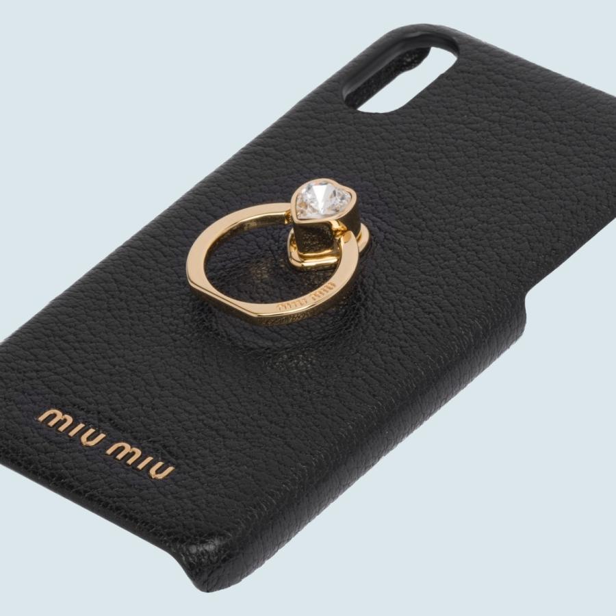 ミュウミュウ Miu Miu Iphone X Iphonex アイフォンケース Iphonexs ブラック ゴールド ハート クリスタル メタル リング ゴートレザー 5zh05d7mf0002miumiu5zh05d7mf0002 ブランドショップrarelist 通販 Yahoo ショッピング