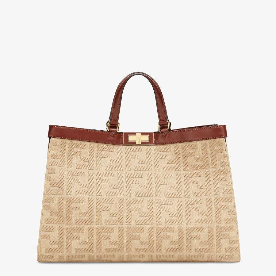 フェンディ FENDI バッグ バック トートバッグ ベージュ ダーク