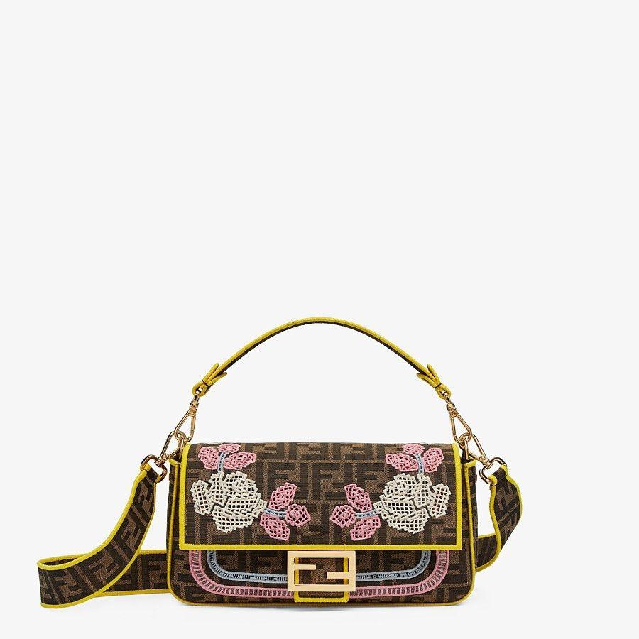 代引き不可】 FENDI フェンディ レザー ハンドバッグ ゴールド