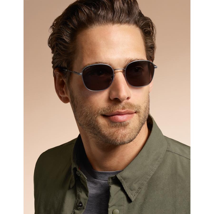 【中古品/USED】 ブルガリ BVLGARI サングラス アイウェア ブラック グレー メタル ラウンド 131mm 【TMF8547068417】(30791円)