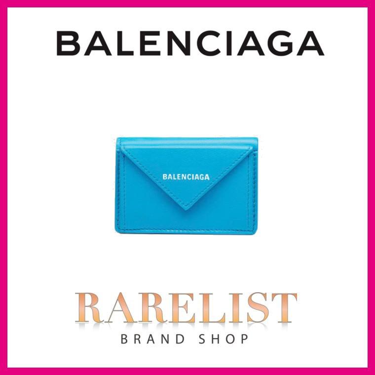 バレンシアガ Balenciaga 財布 三つ折り ブルークレール ブルー レザー ロゴ Balenciagadlq0ndlk1nd940n ブランドショップrarelist 通販 Yahoo ショッピング