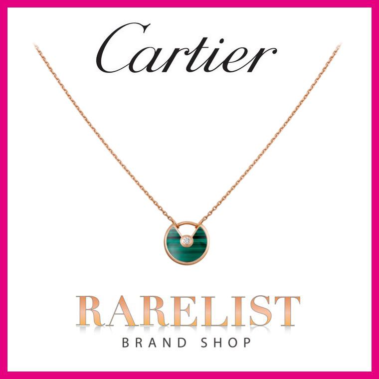 カルティエ Cartier ネックレス アクセサリー 18k ピンクゴールド ダイヤモンド グリーン マラカイト Xs Cartierb ブランドショップrarelist 通販 Yahoo ショッピング