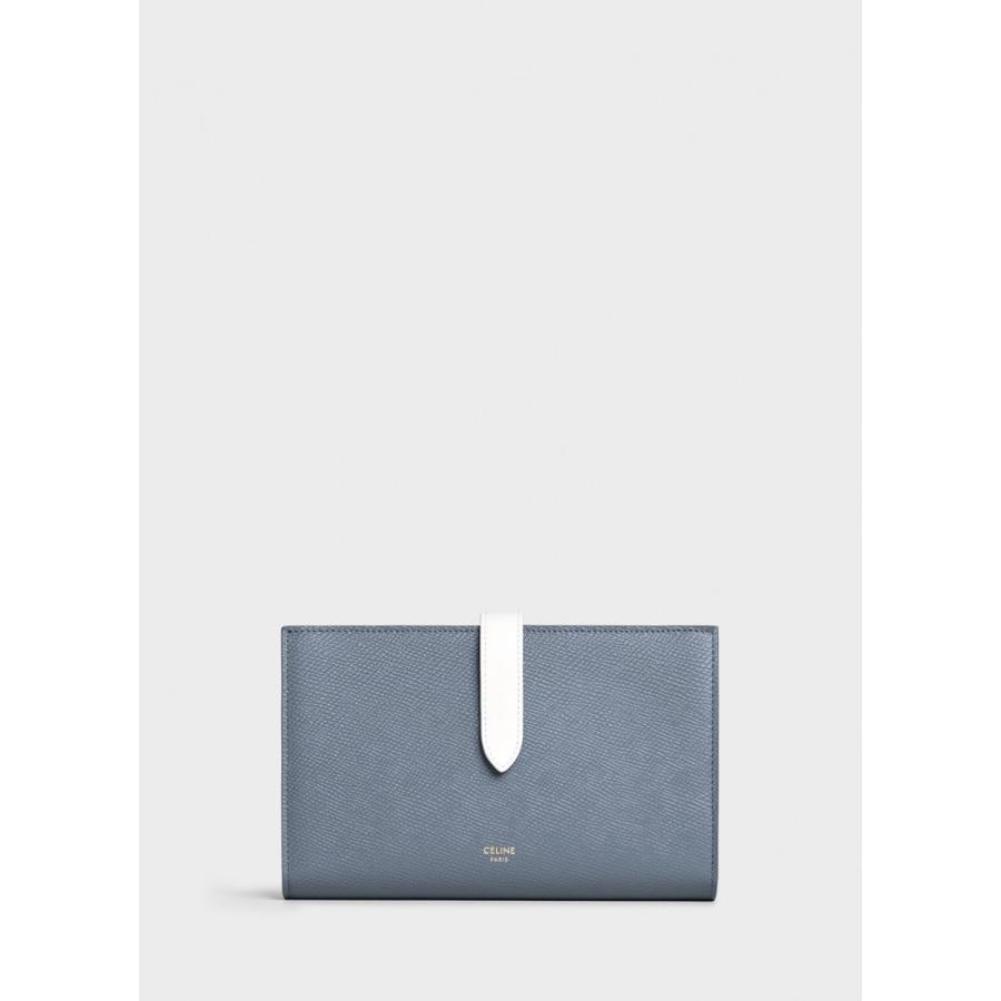 セリーヌ CELINE 財布 長財布 ２つ折り 二つ折り ミディアムグレー