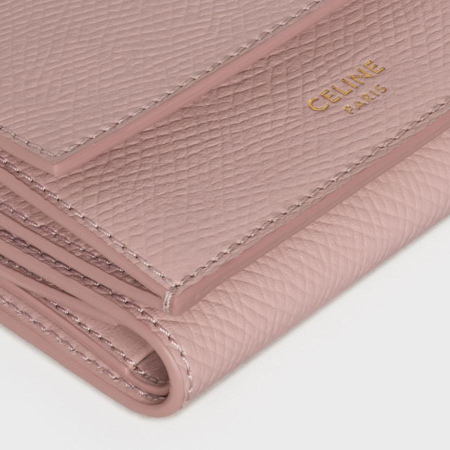 セリーヌ CELINE 財布 小財布 ３つ折り 三つ折り ヴィンテージピンク