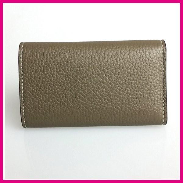 セリーヌ CELINE キーケース 6連 新作 スリ SOURIS グレージュ セリーヌ CELINE キーケース 6連 新作 スリ SOURIS グレージュ