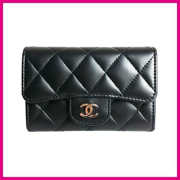 シャネル Chanel カードケース コインケース ブラック シルバー ラムスキン レザー 本革 Chanel1602aaaaaaaaaaaaaa ブランドショップrarelist 通販 Yahoo ショッピング