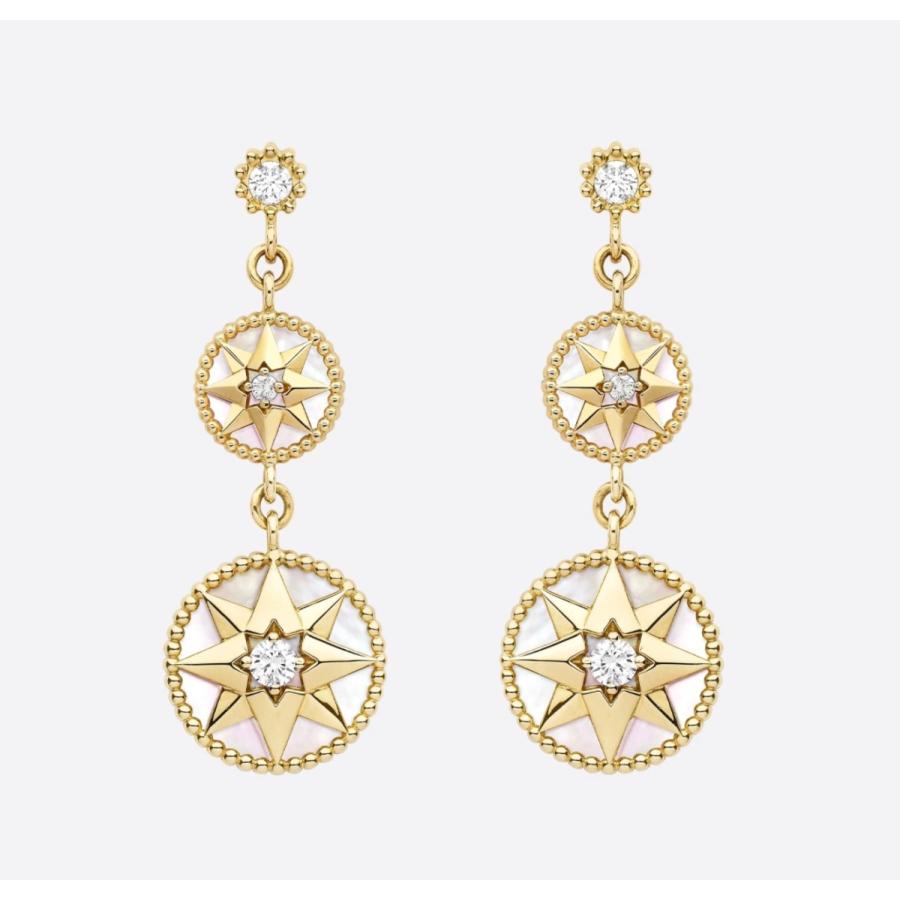 即納 最大半額 クリスチャンディオール ディオール Christian Dior ピアス 18k イエローゴールド ダイヤモンド マザーオブパール 新版 Aleefsurgical Com