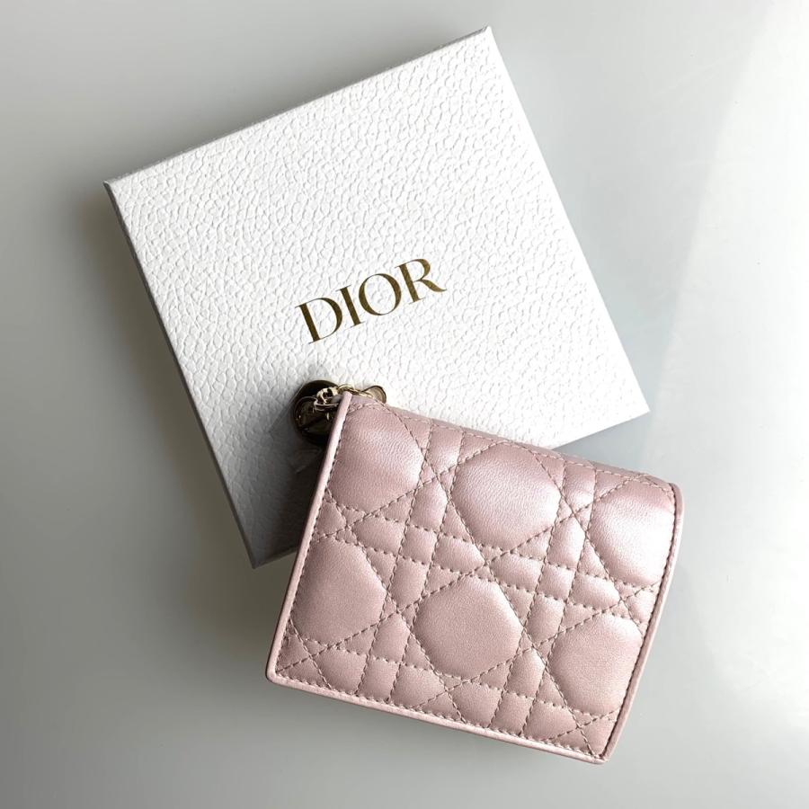 新品 完売品 DIOR ディオール ウォレット 財布 アンティーク ピンク-