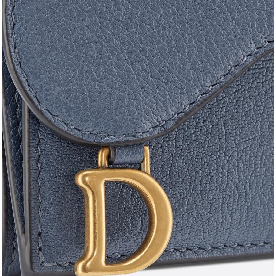 クリスチャンディオール Christian Dior 財布 小財布 三つ折り ダーク 