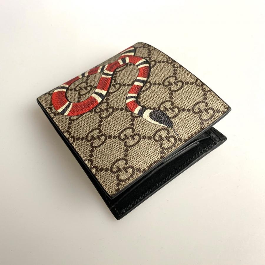 グッチ GUCCI 財布 小財布 二つ折り 2つ折り ベージュ エボニー ロゴ グッチ GUCCI 財布 小財布 二つ折り 2つ折り ベージュ エボニー ロゴ