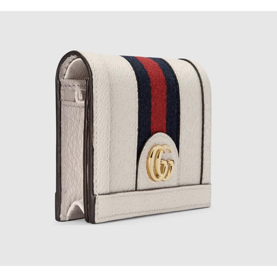 グッチ GUCCI 財布 小財布 二つ折り ２つ折り ホワイト ブルー レッド