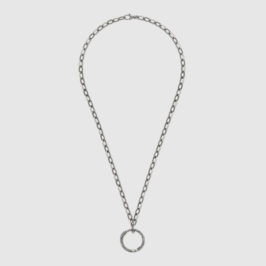 グッチ GUCCI ネックレス アクセサリー シルバー ウロボロス グッチ GUCCI ネックレス アクセサリー シルバー ウロボロス
