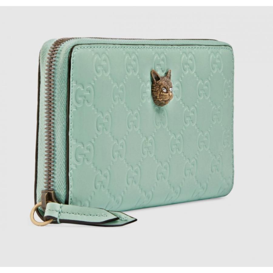 グッチ GUCCI 財布 長財布 ラウンドファスナー パステルグリーン グッチ GUCCI 財布 長財布 ラウンドファスナー パステルグリーン