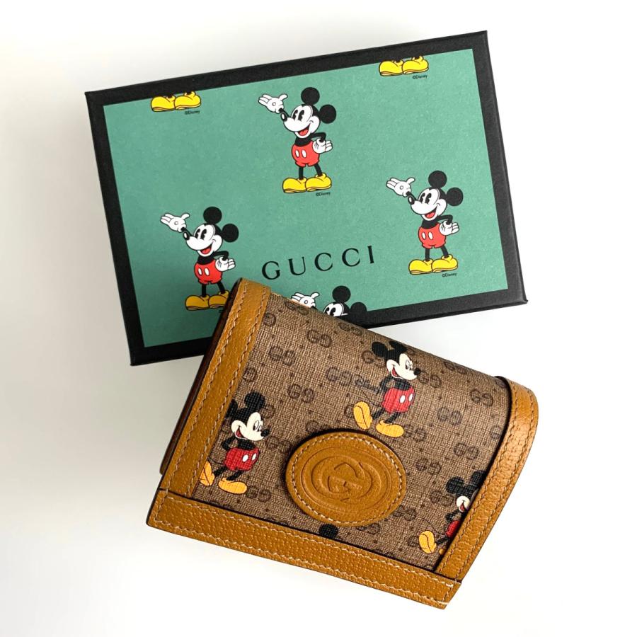 50 Off グッチ Gucci 財布 小財布 二つ折り ２つ折り ベージュ エボニー ブラウン ロゴ キャンバス レザー 本革 ミッキー Disney ディズニー 訳ありセール格安 Www Vittal Com Ar