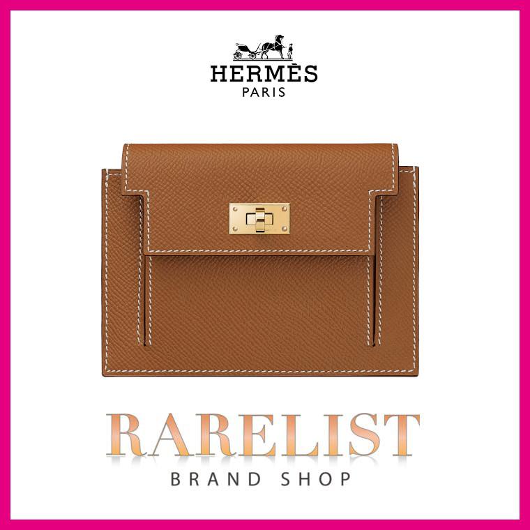 エルメス HERMES 財布 小財布 カードケース コインケース ゴールド