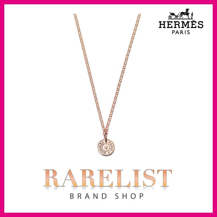 エルメス Hermes ネックレス ペンダント アクセサリー ピンクゴールド ダイヤモンド Hermeshb00 ブランドショップrarelist 通販 Yahoo ショッピング