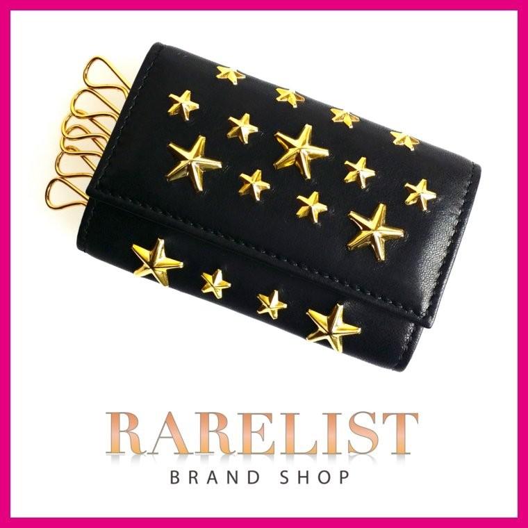 ジミーチュウ Jimmy Choo キーケース ６連 新作 ブラック ゴールド スタッズ スター 星 メンズ レディース Jimmychooneptunecstblackgold ブランドショップrarelist 通販 Yahoo ショッピング