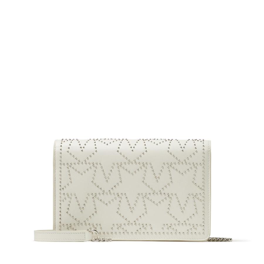 流行に ジミーチュウ Jimmy Choo チェーンウォレット 財布 バッグ クラッチバッグ ラテ ホワイト レザー スタッズ Jimmychoopalaceddpwh ブランドショップrarelist 通販 Yahoo ショッピング 新作saleセール30 Off Www Yalaphone Com