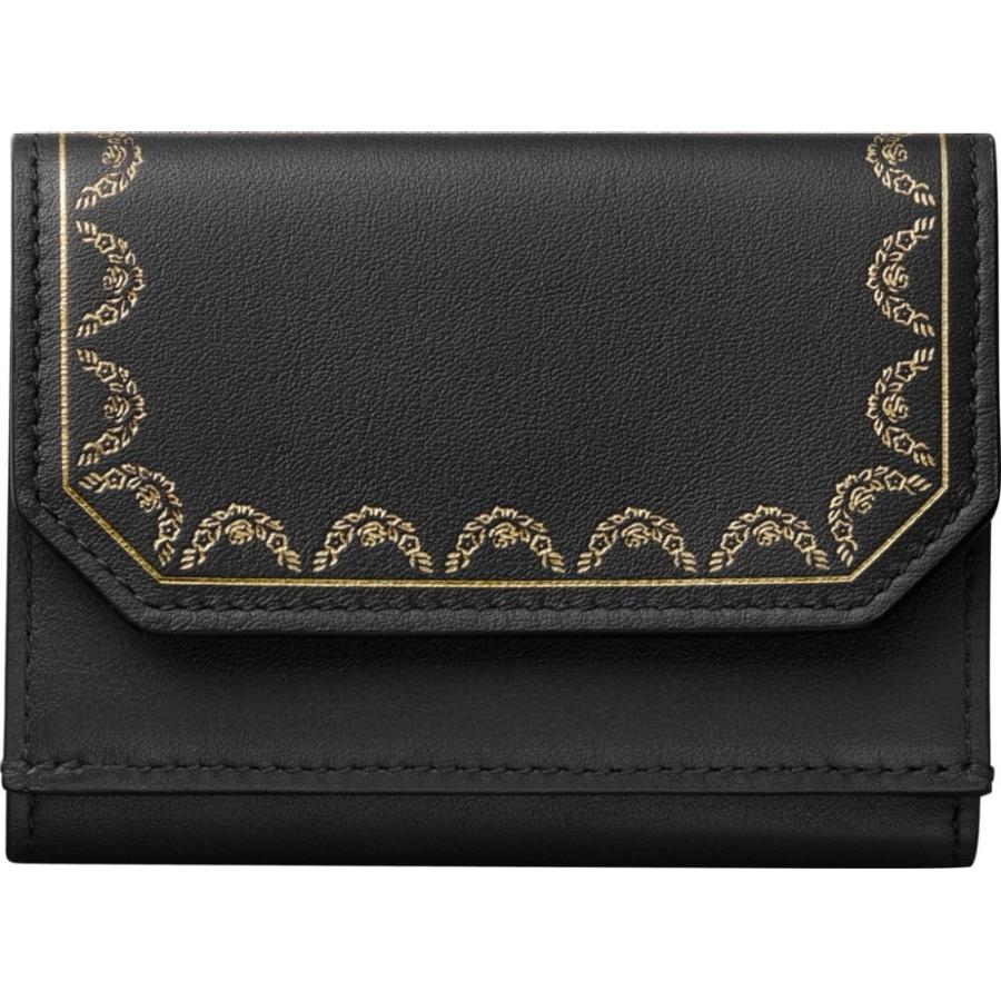 カルティエ CARTIER レザー ブランド 財布 小財布 三つ折り ゴールド 3つ折り カーフスキン ブラック L3001737CARTIERL3001737 カルティエ CARTIER レザー ブランド 財布 小財布 三つ折り ゴールド 3つ折り カーフスキン ブラック L3001737CARTIERL3001737