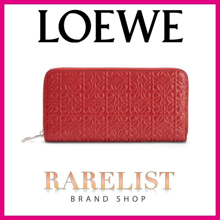 ロエベ Loewe 財布 長財布 ラウンドファスナー ポモドーロ レッド シルバー ロゴ レザー 本革 エンボス Loewe109n10gf13c ブランドショップrarelist 通販 Yahoo ショッピング