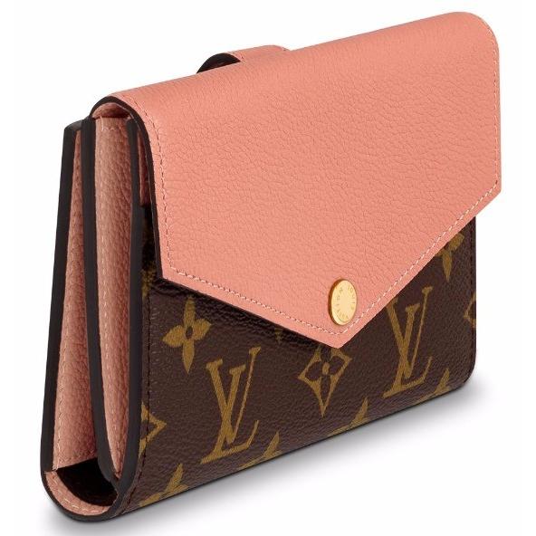 ルイヴィトン Louis Vuitton 財布 中財布 ２つ折り フラップ かぶせ 新作 モノグラム ブラウン ペッシュ ゴールド レザー 本革 Lv ロゴ Louisvuittonmm642mmmmmnmmmmmm ブランドショップrarelist