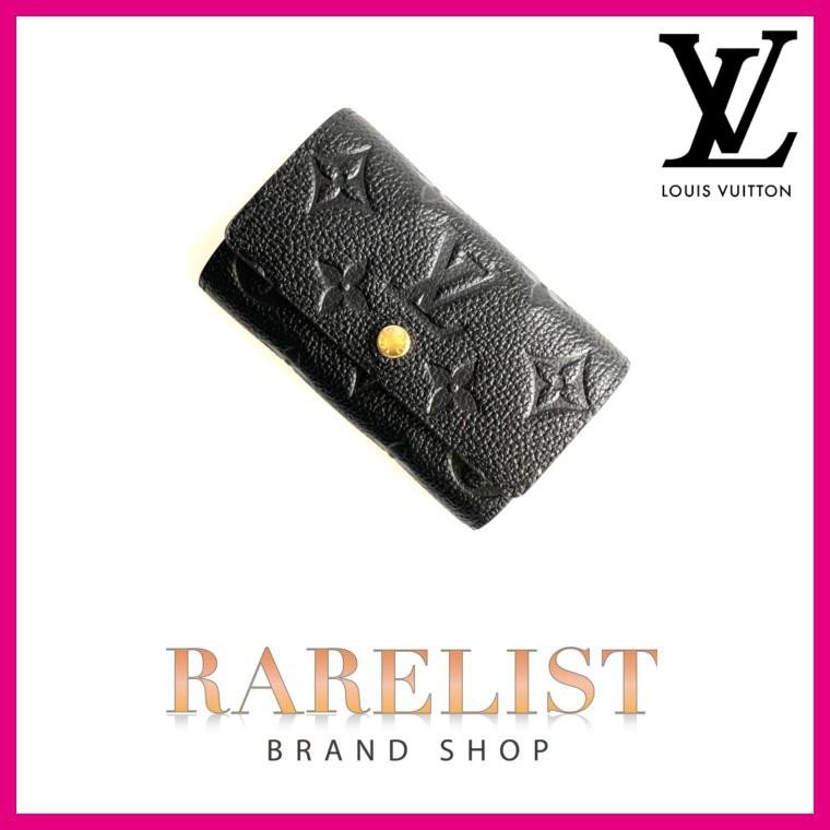ルイヴィトン Louis Vuitton キーケース 6連 キーホルダー ノワール ブラック 黒 ゴールド レザー Louisvuittonmmmmmm632mmmmmmm ブランドショップrarelist 通販 Yahoo ショッピング