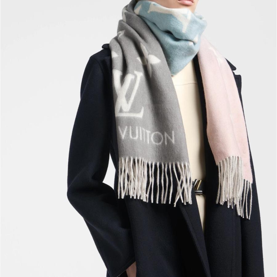 ルイヴィトン Louis Vuitton マフラー ブルーローズ カシミヤ Lv ロゴ モノグラム グラデーション Louisvuittonmmm736mmmmmmmmmmm ブランドショップrarelist 通販 Yahoo ショッピング