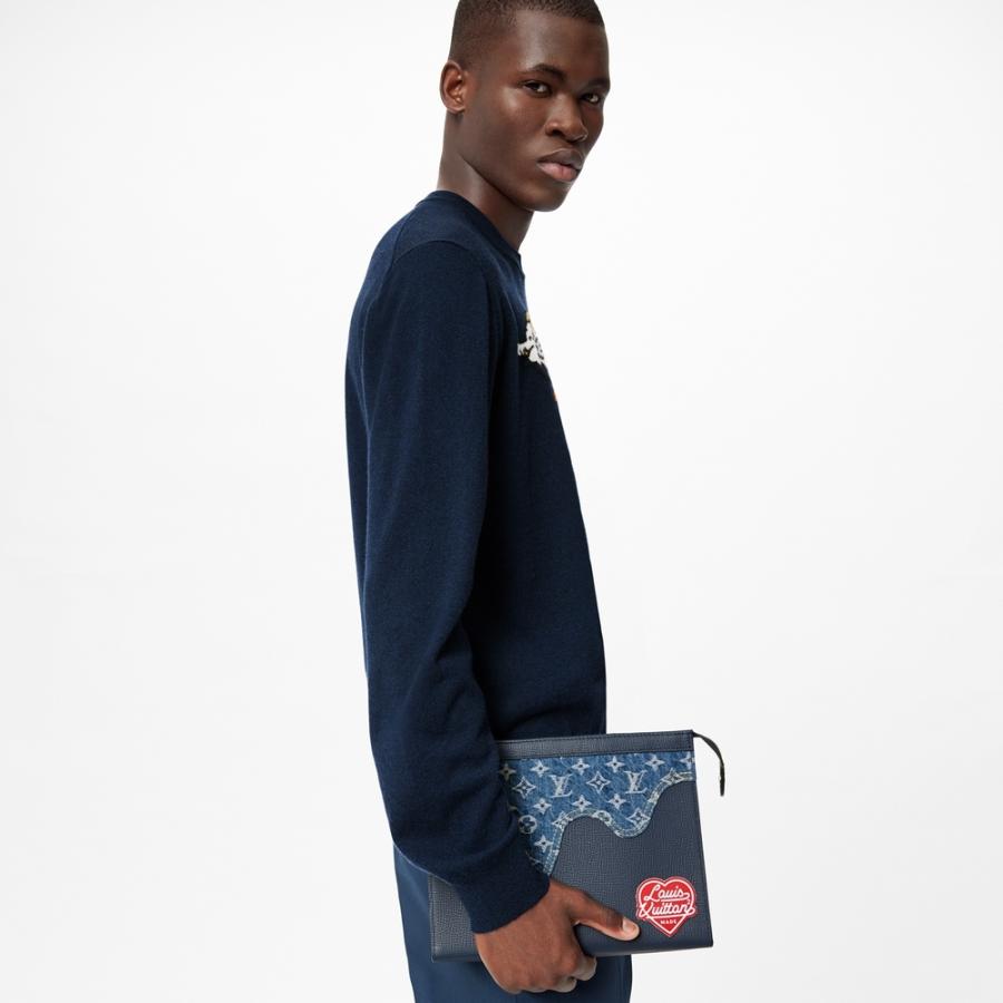 品揃え豊富で ブルー デニム クラッチバッグ バック バッグ Vuitton Louis ルイヴィトン バッグ Vuitton Louis ヴィトン ルイ ブランド専門店 ネイビー レザー モノグラム ゴールド バッグ Www Golf5 Prestige Jp