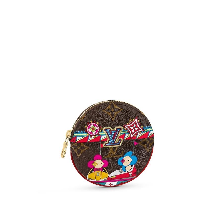 ルイヴィトン 春 Louis Vuitton コインケース ルイヴィトン 小銭入れ モノグラム ブラウン レッド モノグラム イラスト Mlouisvuittonm ブランドショップrarelist ヴィヴィエンヌ プリント クーポン激安