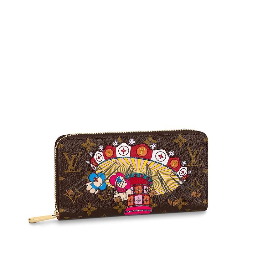 新しいブランド ルイヴィトン Louis Vuitton ゴールド ピンク 財布 長財布 ラウンドファスナー モノグラム ブラウン ピンク Vuitton ゴールド プリント イラスト ヴィヴィエンヌ リョウカミムラ 76d993db Agrinova Com Gt