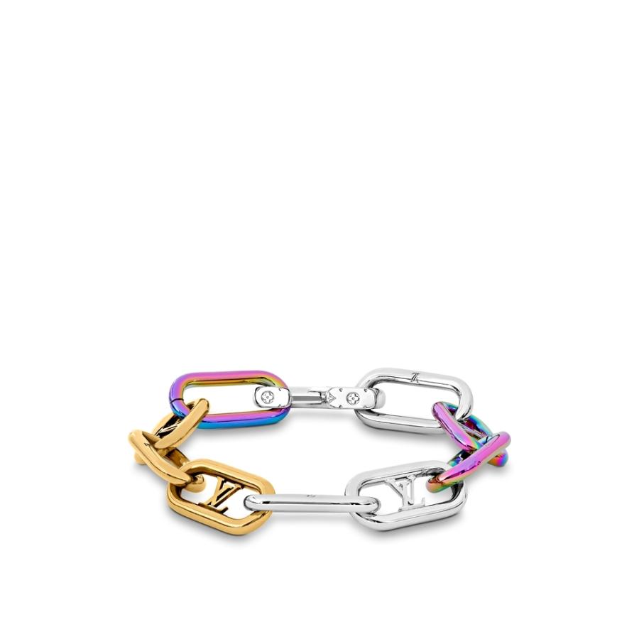 ルイヴィトン Louis Vuitton ブレスレット ゴールド シルバー ヴィンテージ レインボー チェーン Mlouisvuittonm ブランドショップrarelist 通販 Yahoo ショッピング