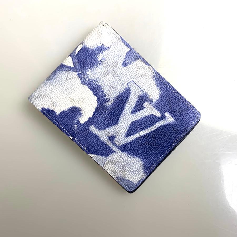 ルイヴィトン Louis Vuitton 財布 小財布 二つ折り ２つ折り ブルー ホワイト ウォーターカラー モノグラム グラデーション Mlouisvuittonm ブランドショップrarelist 通販 Yahoo ショッピング