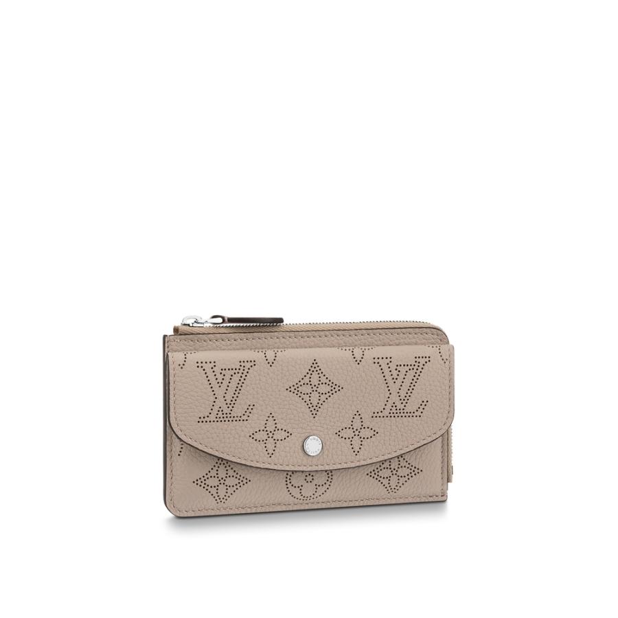 超目玉 ルイヴィトン LOUIS VUITTON カードケース 名刺入れ パスケース ガレ シルバー モノグラム マヒナ レザー ルイヴィトン LOUIS VUITTON ヴィトン レザー パスケース