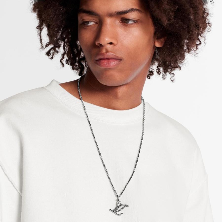 21春大特価セール シルバー ネックレス Vuitton Louis ルイヴィトン ネックレス Vuitton Louis ヴィトン ルイ ブランド専門店 メンズアクセサリー Hermandad Estrella Org