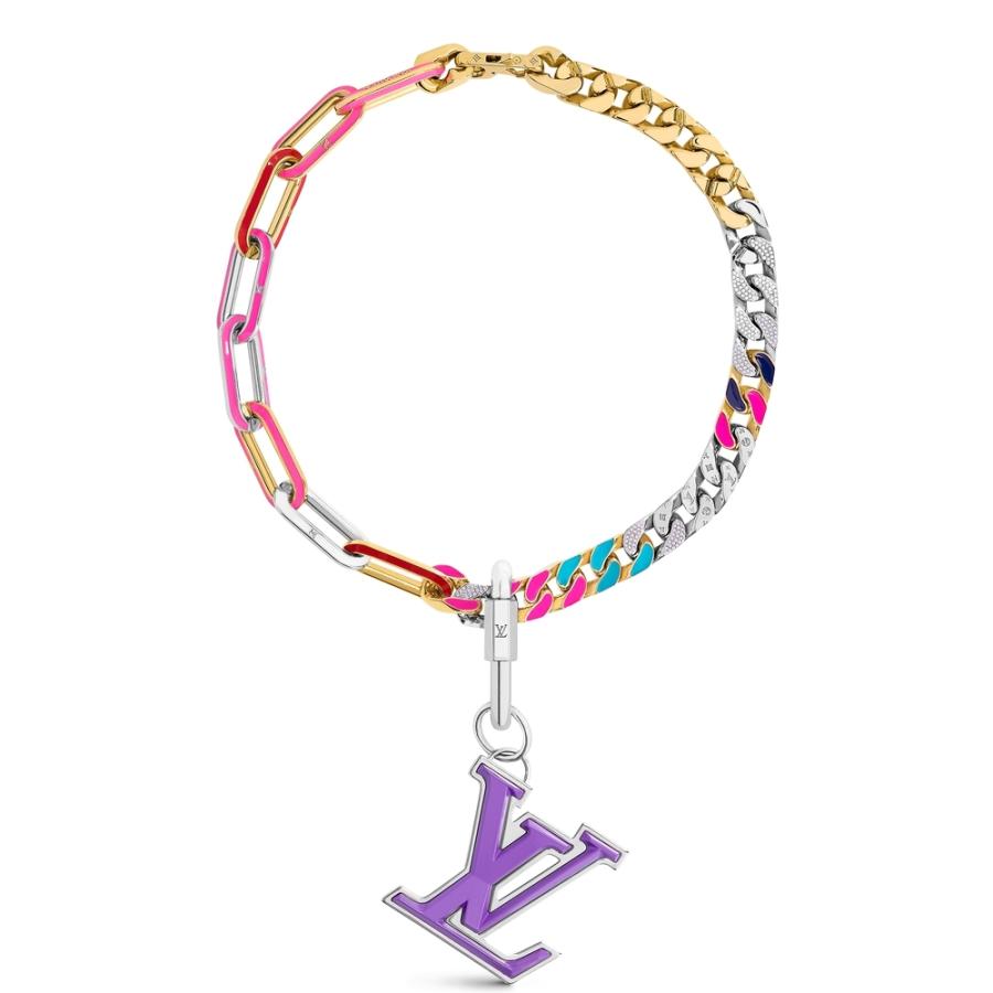 ルイヴィトン Louis Vuitton ネックレス シルバー ゴールド ヴィンテージ ストラス パステル プレキシガラス Mp2967louisvuittonmp2967 ブランドショップrarelist 通販 Yahoo ショッピング