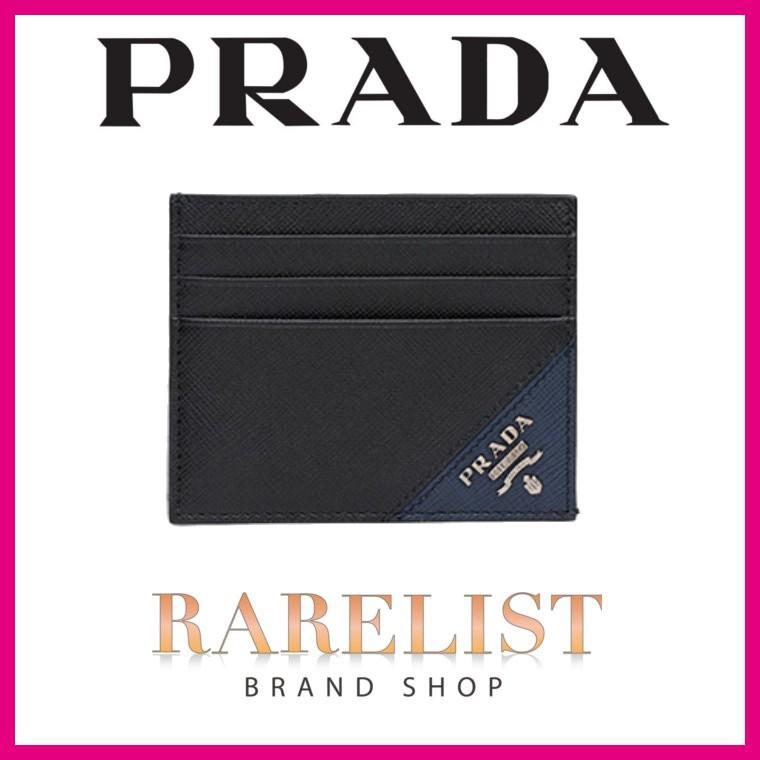 プラダ Prada カードケース パスケース 名刺入れ ネロ ブラック ネイビー レザー ロゴ Www Splitstudio Tv Index Php