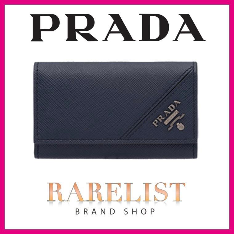 プラダ キーケース 6連キーケース リボンモチーフ Prada 中古 Www