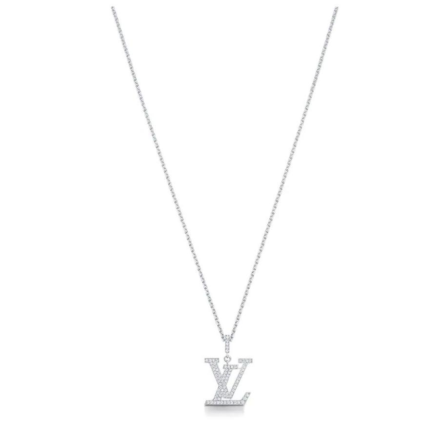 ルイヴィトン LOUIS VUITTON ネックレス 18K ホワイトゴールド ダイヤモンド