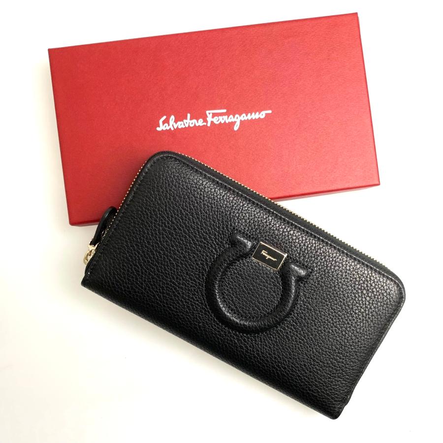 SALVATORE FERRAGAMO サルバトーレ フェラガモ 財布 長財布 ラウンド