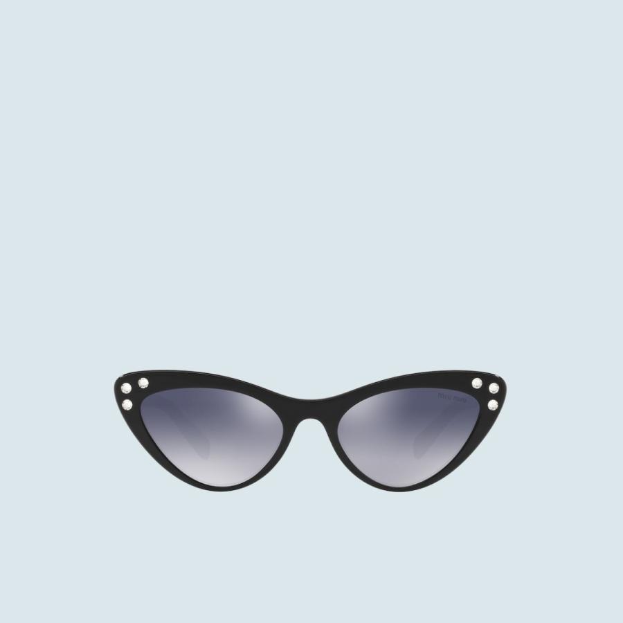 Miu Miu ミュウミュウ サングラス 春 夏 秋 冬 クルーズ 新作 限定 ブランド Smu05te1abf03a0miumiusmu05te1abf03a0 ミュウミュウ Miu Miu サングラス アイウェア ネイビー グラデーション シルバーミラー ブラック アセテート