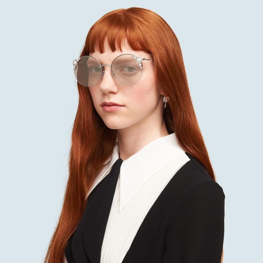 肌触りがいい ミュウミュウ Miu Miu サングラス アイウェア クリアフラッシュ シルバー メタル パール クリスタル Uvカット ラウンド Smu52tm1bcfe173miumiusmu52tm1bcfe173 ブランドショップrarelist 通販 Yahoo ショッピング 当店人気 送料無料 Www