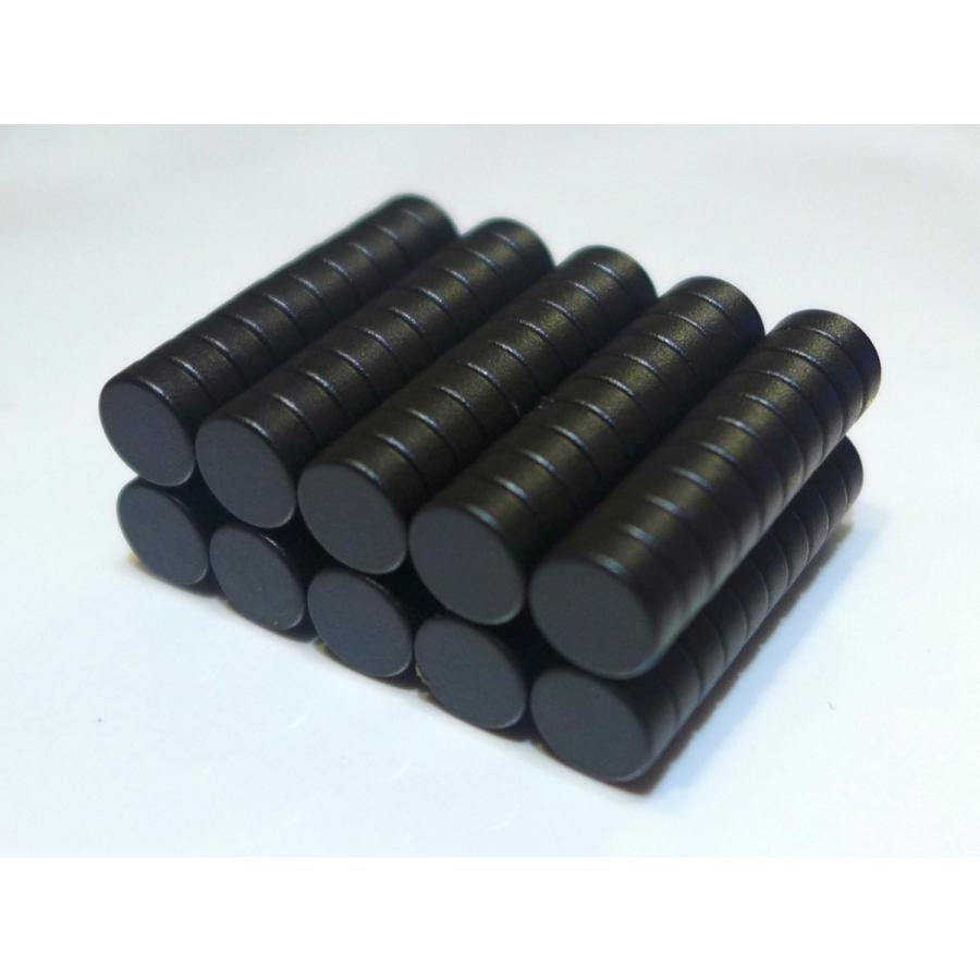 ネオジム磁石（樹脂塗装）φ6.4mm×1.6mm(N35) １００個セット