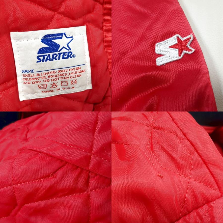 STARTER USA製 シカゴブルズ スターター スタジャン L ナイロン STARTER USA製 シカゴブルズ スターター スタジャン L ナイロン