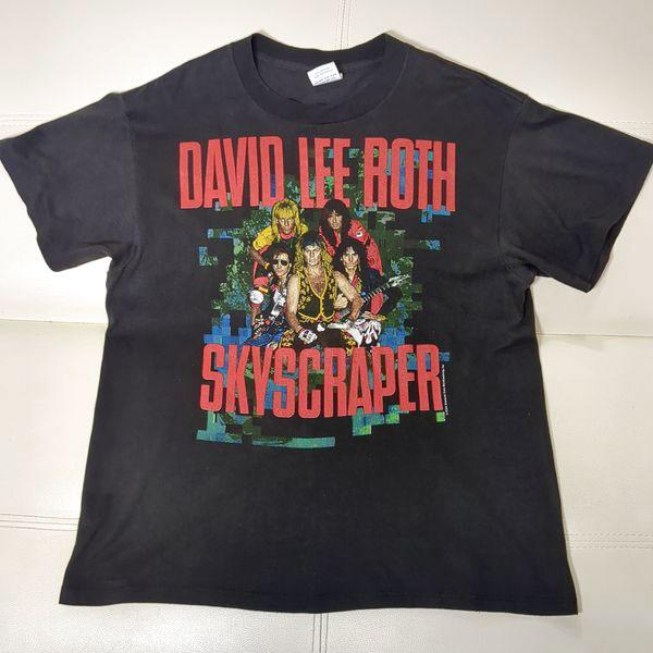 USA製 デイヴィッドリーロス ロックTシャツ L ヴィンテージ 80s David