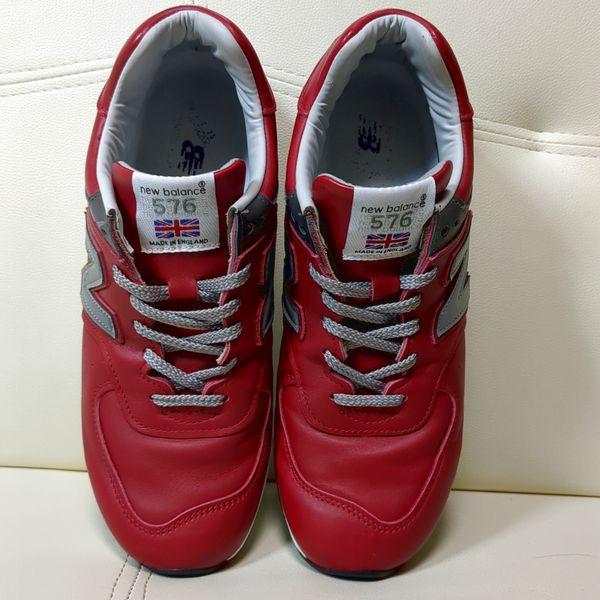 イングランド製 ニューバランス M576RED 9(US) レザースニーカー レッド NEW BALANCE｜rarepacino2｜05