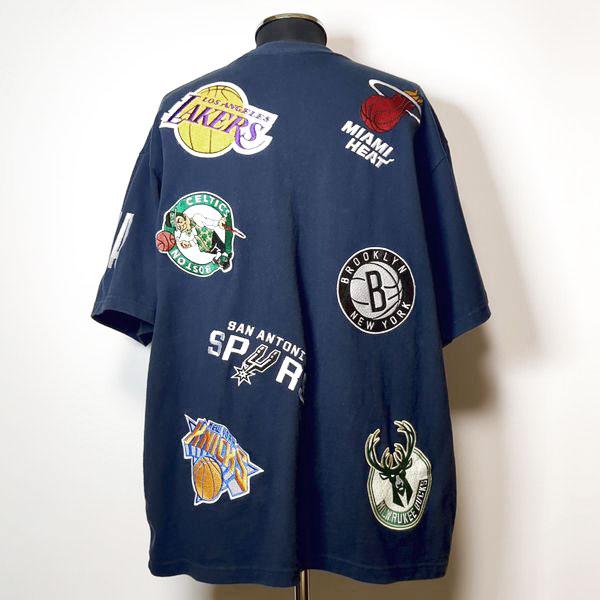 FREAK'S STORE 別注NBAチームロゴ ランダムワッペンTEE M ビッグ FREAK'S STORE 別注NBAチームロゴ ランダムワッペンTEE M ビッグ