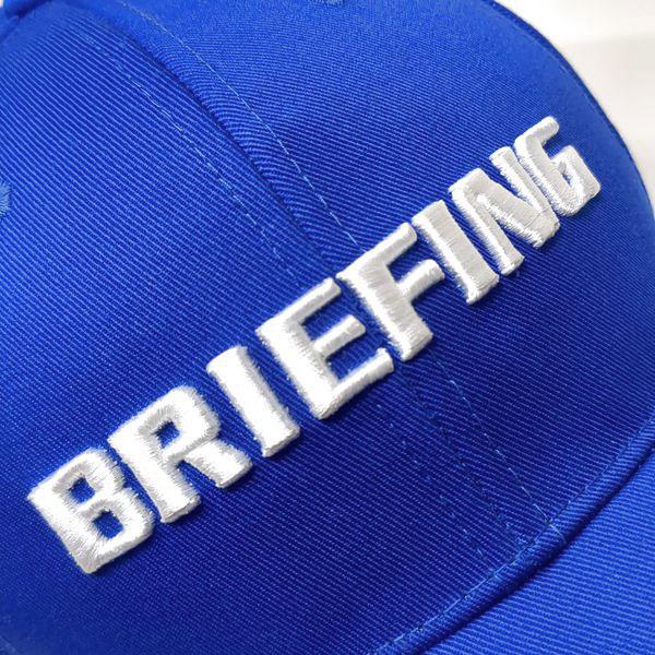 BRIEFING（ブリーフィング） ゾゾ ロゴ刺繍 キャップ ブルー ゴルフ